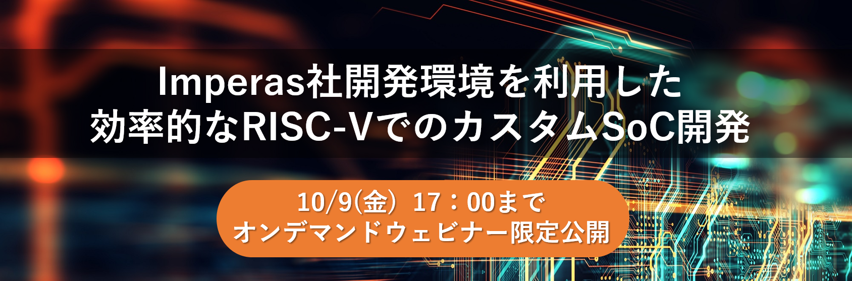 【Web】Imperas社開発環境を利用した効率的なRISC-VでのカスタムSoC開発